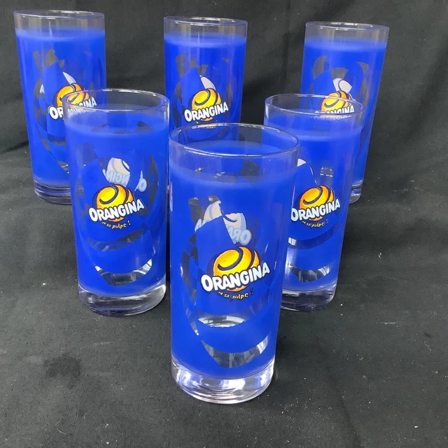 6 Verres Orangina Neufs
