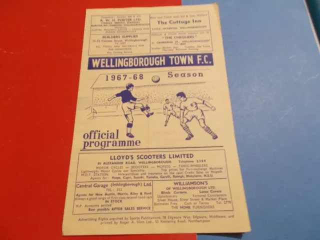 67-68 Wellingborough Town v Northampton Town "A"