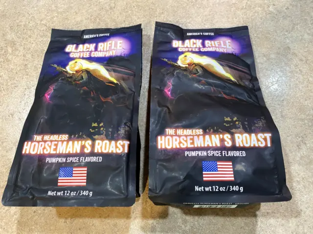 Black Rifle Coffee The Headless Horseman's Roast - Pumpkin Spice - Two 12oz Bags