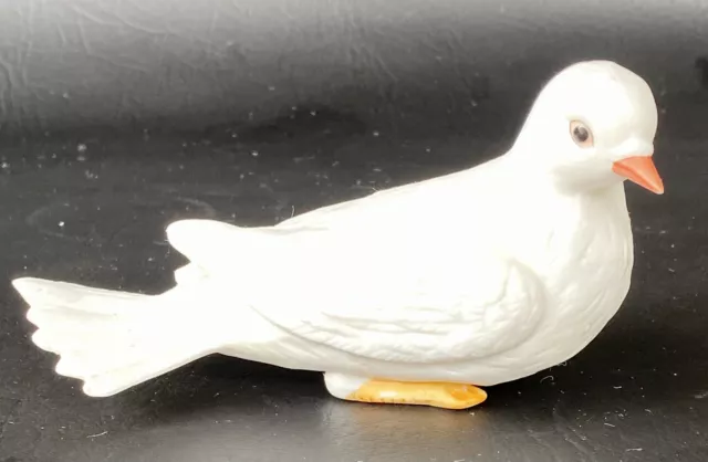 Homco White Porcelain Dove Figurine #8856 Home Interiors Bird Wedding Love