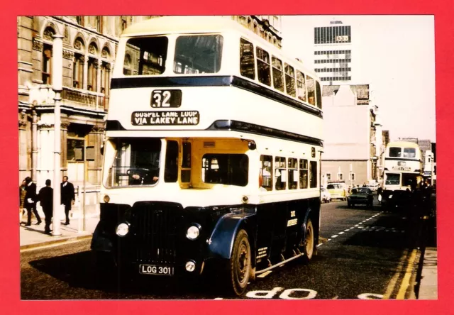 Birmingham Bus Photo ~ WMPTE 3001: 1952 Lightweight Saunders-Roe Guy Arab IV