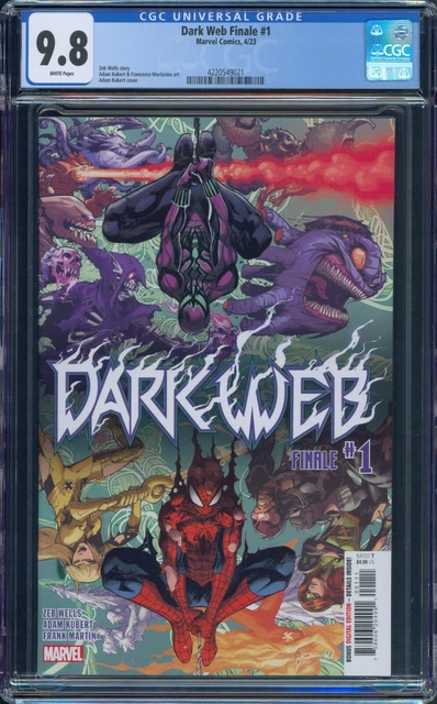 Dark Web Finale #1 CGC 9.8 Adam Kubert Cover A Marvel 2023 Spider-Man Venom