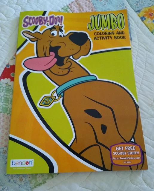 SCOOBYDOO JUMBO COLORING & Activity Book with Tear & Share Pages NEW