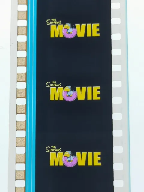 The Simpsons Movie 35mm Film Cell Trailer Animated Cel Cartoon Cinema Homer 2007