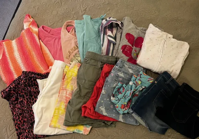 Lot Girls 14/16 Summer Wardrobe Outfits Stitch Fix TCP NWT 16 Pieces Shorts +