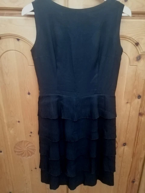 Vestito crepe cocktail London sera originale anni 30 44-46 M UK 14 feste