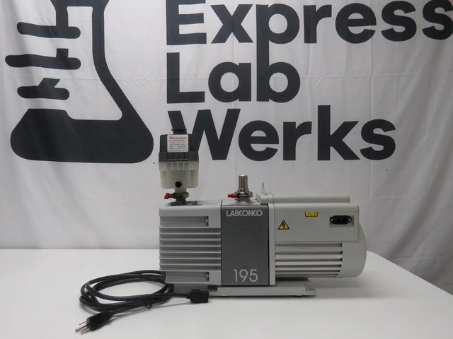 LABCONCO 195 DUAL-STAGE Rotary Vane Laboratory Vacuum Pump N038-85