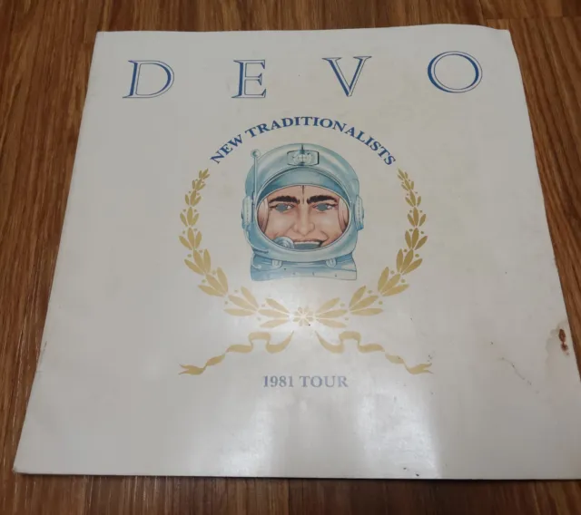 Devo Concert Tour Program New Traditionalist 1981