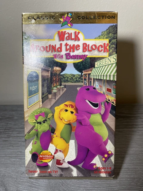 BARNEY WALK AROUND the block vhs Classic Collection Tested, Running EUR ...