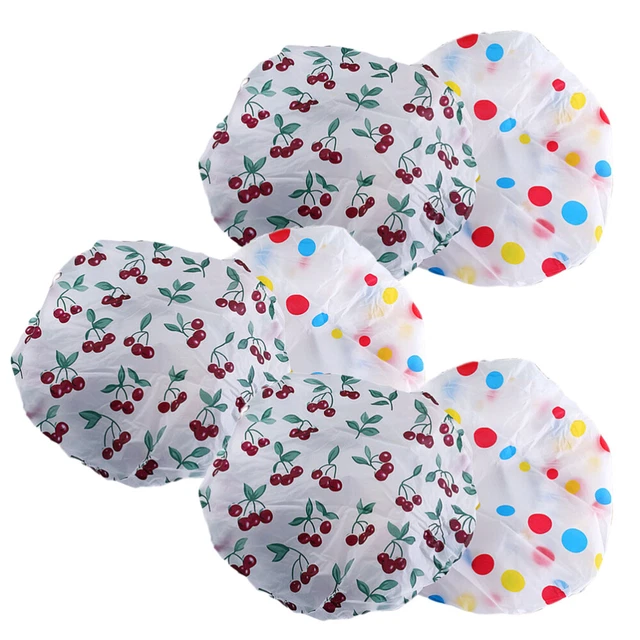6 un. gorras de ducha impermeables de doble capa ducha gorra de baño sombrero gorro gorra para niños