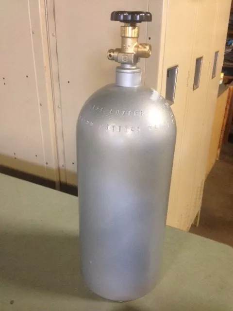 10 lb. Aluminum CO2 Cylinder Tank Reconditioned - Fresh Hydro Test  CGA320 Valve
