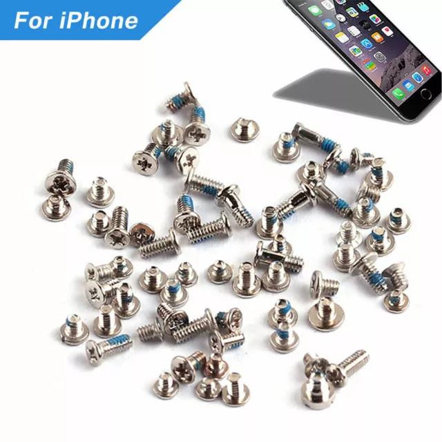 For iPhone 13 12 11 Pro XR XS 6S 7 8 Plus Replacement Full Screws Screw Kit Set