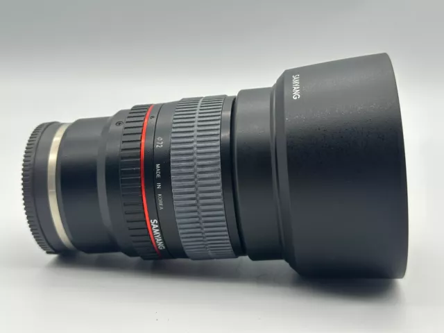 Samyang Objektiv 85mm f/1.4 AS IF UMC Manuellfokus für Sony E-Mount Vollformat