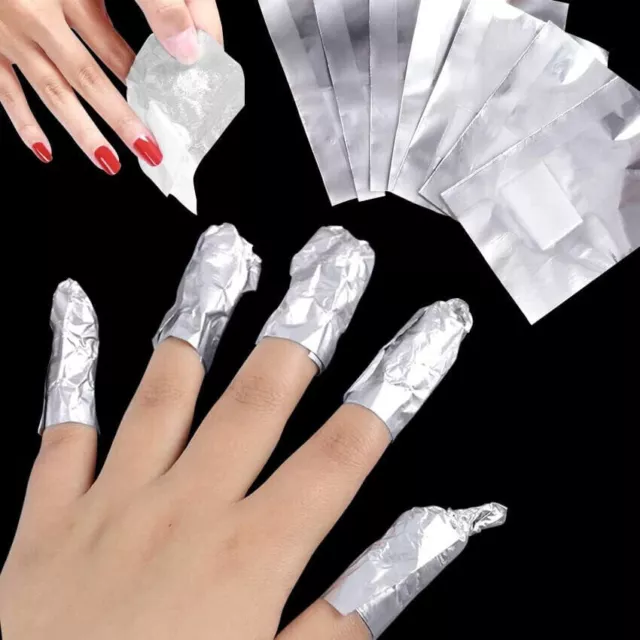 Nail Foil Gel Wraps Polish Remover Soak Off UV LED Acrylic Removal *No Acetone*