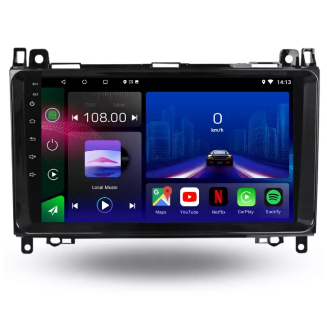 Mercedes Sprinter Vito Android 12 Car Stereo CarPlay Head Unit GPS Bluetooth FM