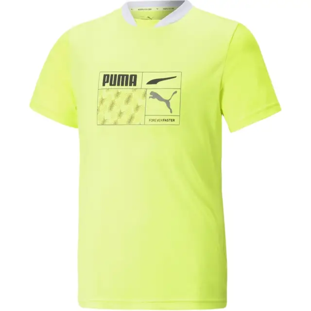 Puma Kids Sports Poly Graphic T-Shirt B Regular Fit