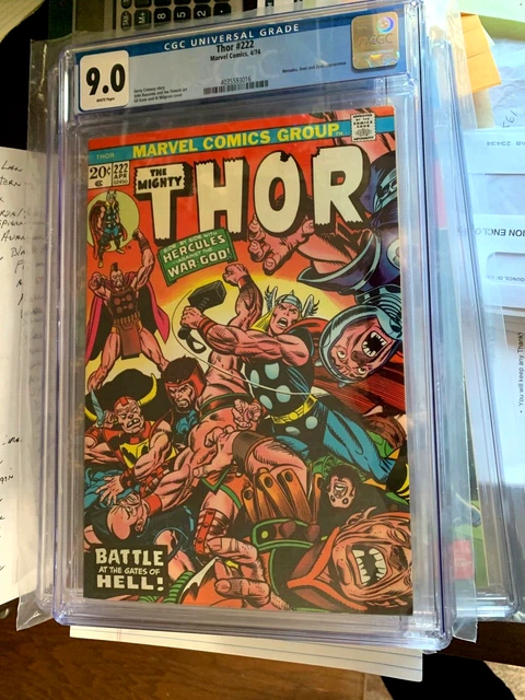 the mighty thor # 222 CGC 9.0