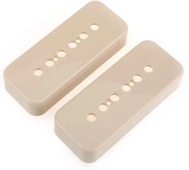 Cream Guitar P90 SoapBar Pickups Covers 49.2mm Fit Gibson Les Paul LP