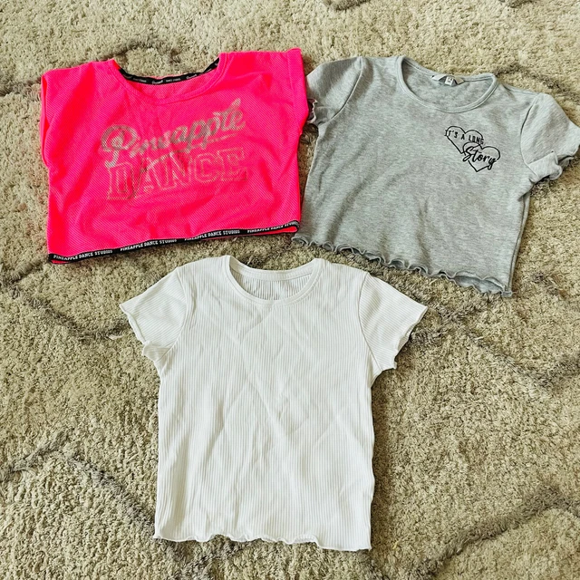 Girls Summer Tops Bundle - Age 7-8 years - Pineapple