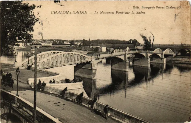 CPA CHALON-sur-SAONE - Le Nouveau Pont sur la Saone (637856)