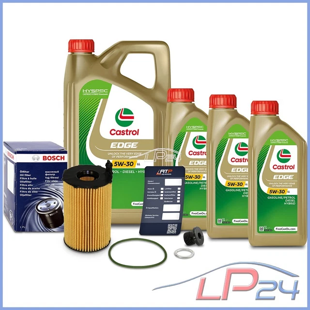 BOSCH Filterset + 10L CASTROL EDGE 5W30 LongLife Für MERCEDES