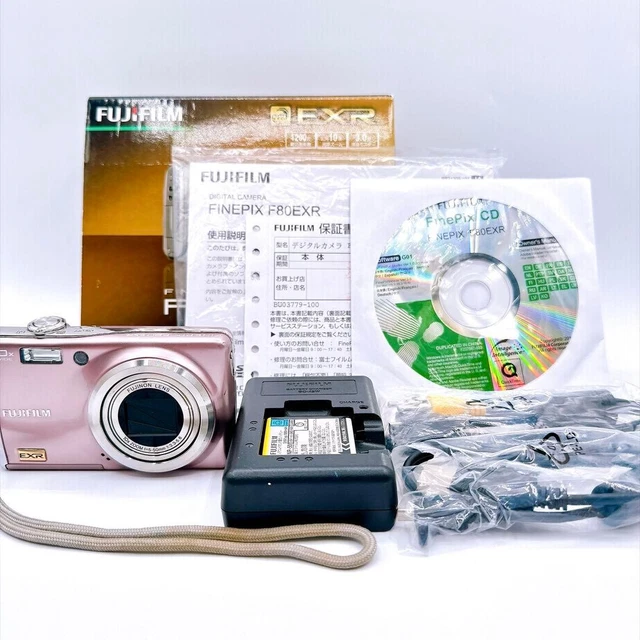 FUJIFILM FINEPIX F80EXR Pink Compact Digital Camera Tested Working