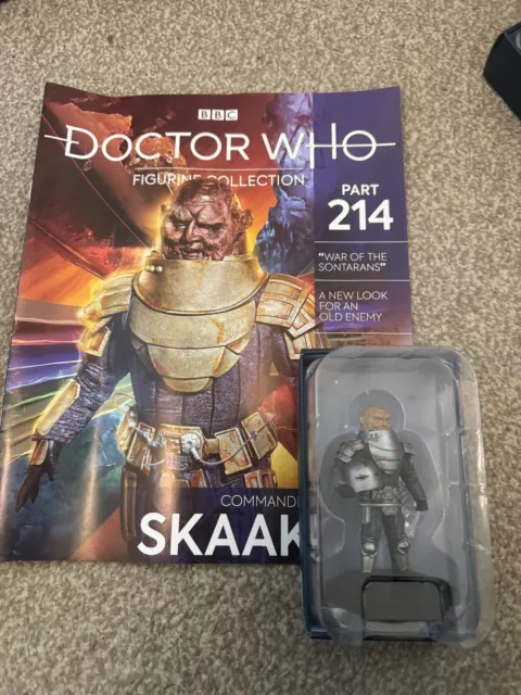 Eaglemoss Doctor Who figurine - #214: COMMANDER SKAAK - (war of the sontarans)