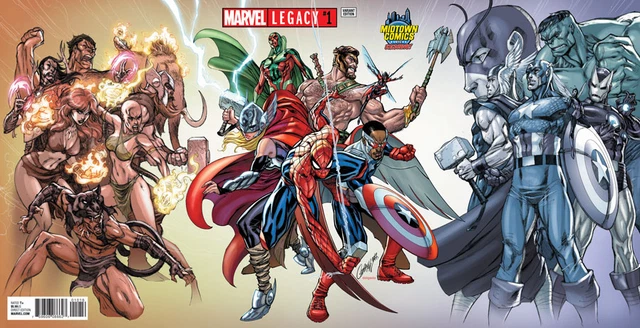 Marvel Legacy #1 Marvel 2017 One Shot Midtown J Scott Campbell Variant 9.6 NM+