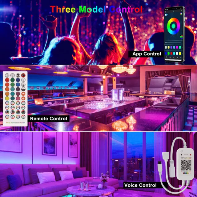 12V LED Neon Strips Lights Tube Flexible Silicone Bluetooth BT Control For Signs 3