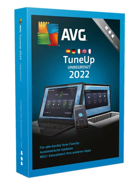 AVG TuneUp 2024 | 1, 3, 5, 10 Geräte / 1 - 2 Jahre | Neu | Sofortdownload + Key