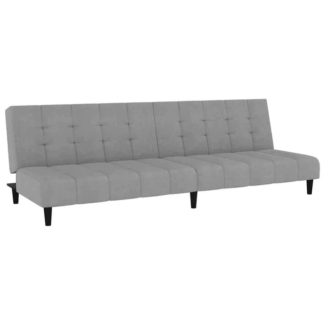 AX Divano Letto Trasformabile Regolabile 200x84.5x69cm Soggiorno Moderno 337368