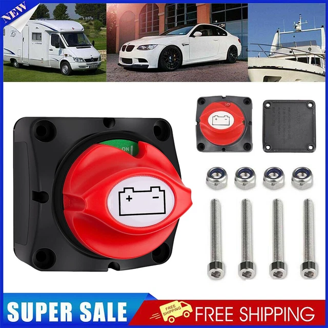 Manopola rimovibile isolatore batteria barca marina taglio kill switch 300 A 12 V/48 V