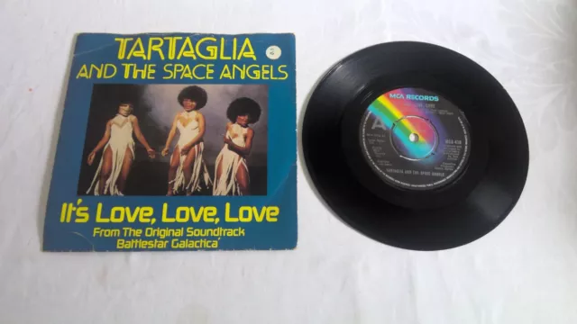 Tartaglia And The Space Angels – It's Love, Love, Love,  7" Promo Single.