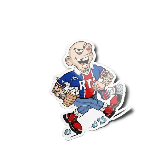 PACK X5 AUTOCOLLANTS STICKERS Hooligans Paris saint germain psg kop of boulogne EUR 9,90