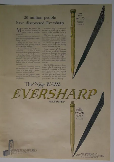 1925 The New Wahl Eversharp Perfected for Men or For Woman