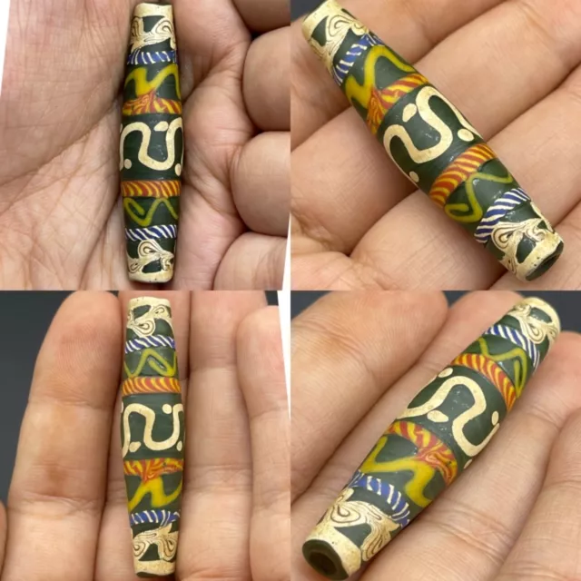 Wonderful Old Ancient Antique Romans Mosaic Glass Bead