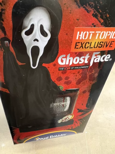 TV Version Royal Bobbles Ghost Face Bobblehead Hot Topic Exclusive SCREAM