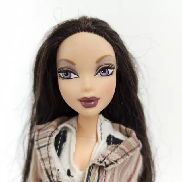 My Scene Nolee Bambola Barbie Friend Mattel abbigliamento capelli dritto nero/marrone