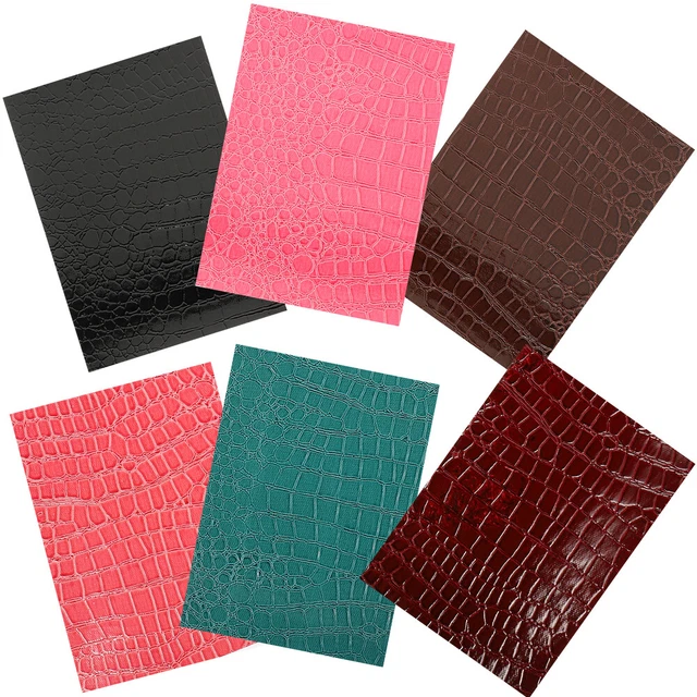 6 blätter Tragbare Crafting Leder Blätter Für Schmücken Schmuck Handwerk Freunde 3