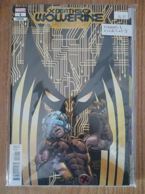 X Lives / X Deaths of Wolverine 10 Comic Book Run. 1-5 Of Each.