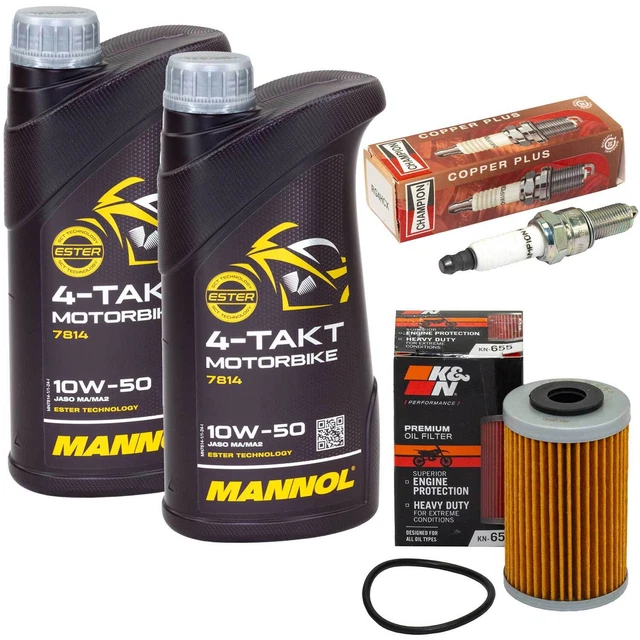 Kit D’Entretien Pour Yamaha YFM 350 Bruin 2x4 – Huile, Filtre, Bougie – Maintenance Complète - 7