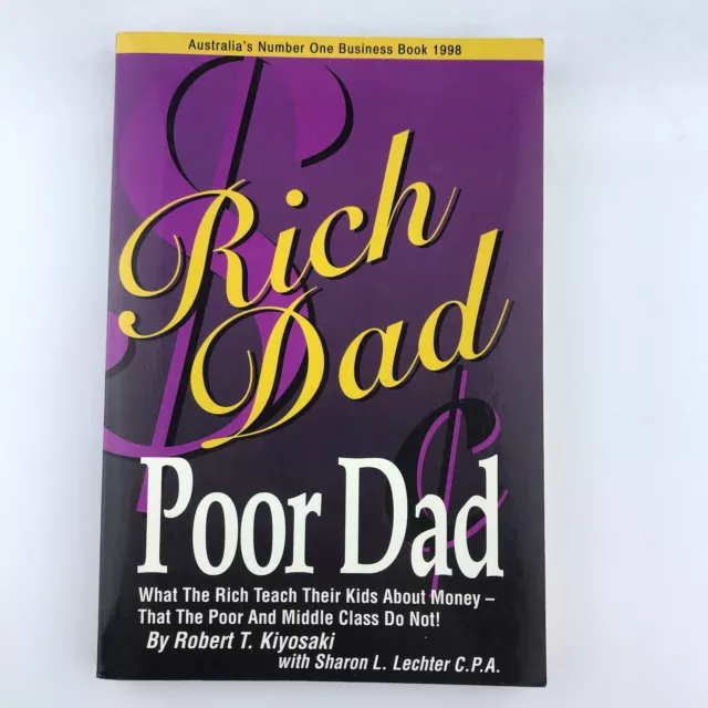 Rich Dad Poor Dad by Robert Kiyosaki | MM Paperback Book | NEW | FREE SHIPPING