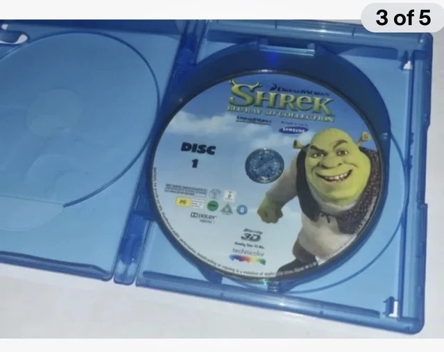SHREK: THE COMPLETE Collection (Shrek, Shrek 2, Shrek The Third) 3D Blu ...