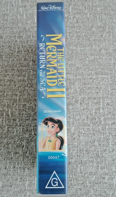 WALT DISNEY THE Little Mermaid II 2 Return To The Sea VHS Video $28.88 ...