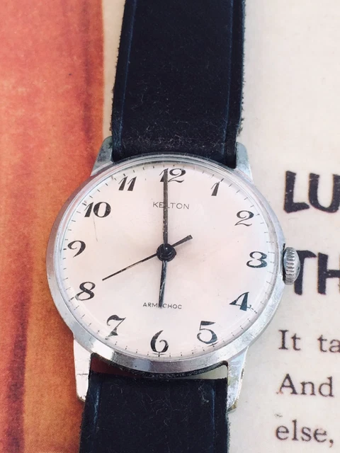 Lot De 3 Montres Mécaniques Kelton Vintage - Remontage Manuel, Bon état Général, Pour Collectionneurs