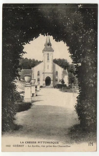 GUERET - Creuse - CPA 23 - Le jardin, vue prise des Charmilles