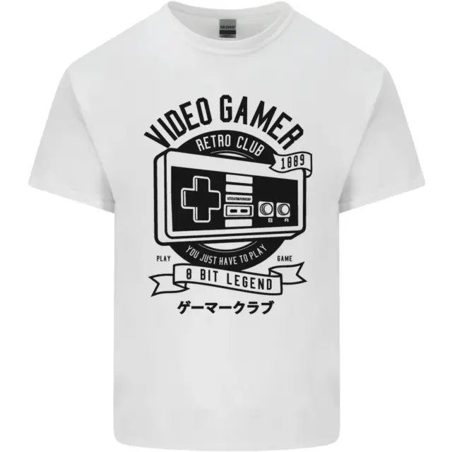 Video Gamer Retro Club Gaming Kids T-Shirt Childrens