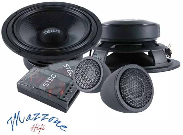 STEG SG650C Set Lautsprecher 2 Vie Woofer+Tweeter+Crossover- Auto Italy