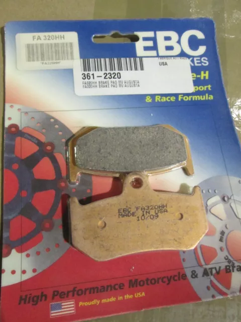 Ebc Brake Pads - Mv Agusta F4 + Brutale Models Fa320Hh