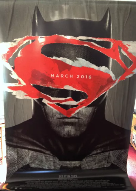 Cinema Banner: BATMAN V SUPERMAN DAWN OF JUSTICE 2016 (Batman/S Sign) Amy Adams